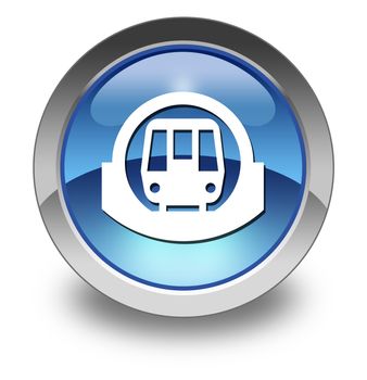 Icon, Button, Pictogram with Subway symbol