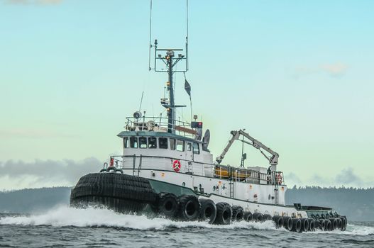 Foss Tug, Stacey Foss underway on Puget Sound