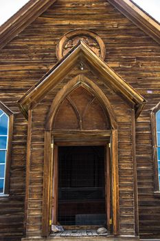 Rustic ghost town in Southern California.