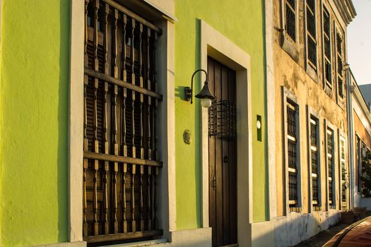 Store fronts in Old Town, San Juan, Puerto Rico