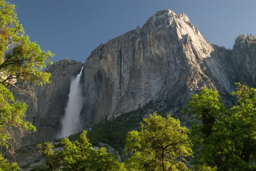 Yosemite Falls from Yosemite Valley, CA
