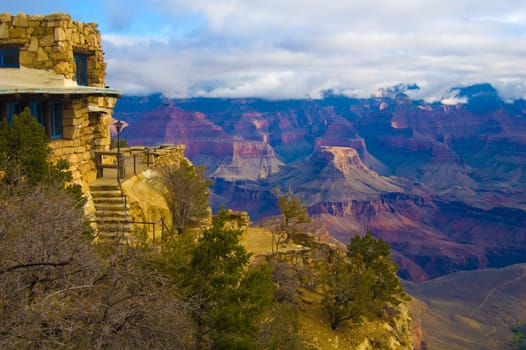 View from the south rim of the Grand Canyon