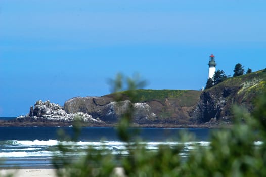 Taken from vantage point south of the point, looking north