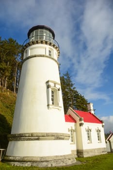 Iconic lighthouse on Oregon's Pacific Coast