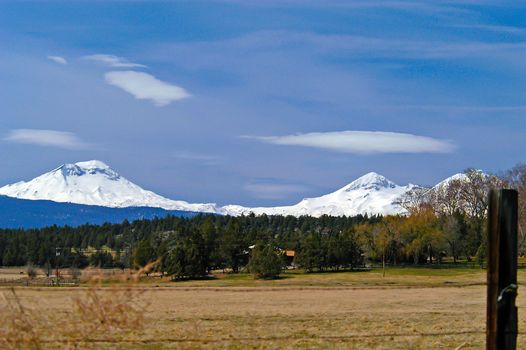 Three Sisters in Central Oregon