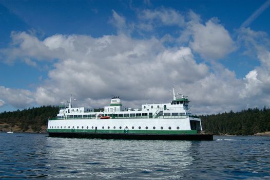 Underway on Puget Sound, Washington.