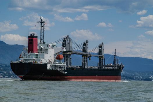 Freighter, Century Hope underway in English Bay, Vancouver, BC