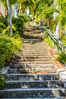 "100 steps" in old town, Charlotte Amalie, St. Thomas, USVI