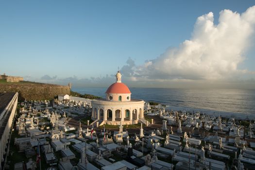 Sunrise view of San Juan Cemetery