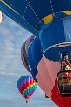 Every Fall, dozens of hot air balloons gather in Prosser, WA, for three days of ballooning and harvest festival