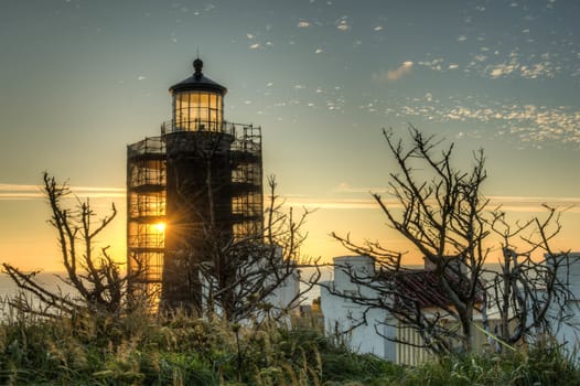 North Head Lighthouse on Washington's Pacific Coast.