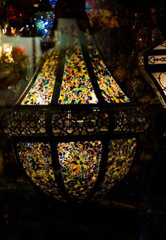 Mosaic Ottoman lamps from Grand Bazaar in  Istanbul