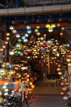 Mosaic Ottoman lamps from Grand Bazaar in  Istanbul