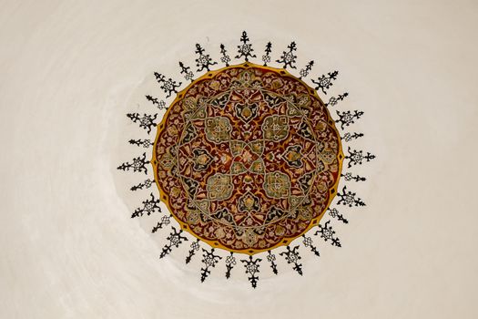 Floral art pattern example of the Ottoman time