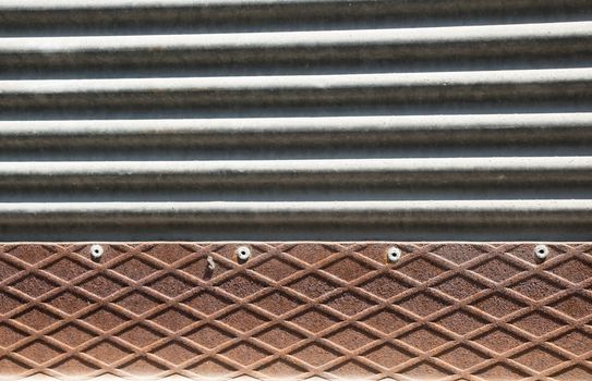Metal surface as a background texture pattern
