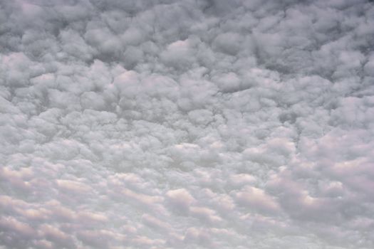 Dark and grey clouds are in the sky