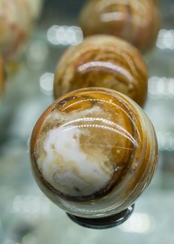 Plenty of marbles in the form of an egg