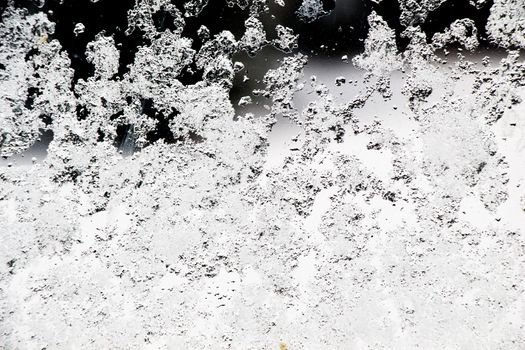 Snow winter background mostly in white color