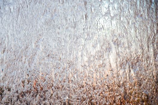 Running water surface texture as background