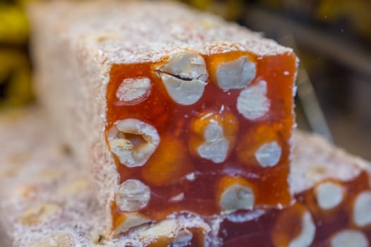 Turkish delight sweets made in Traditional style