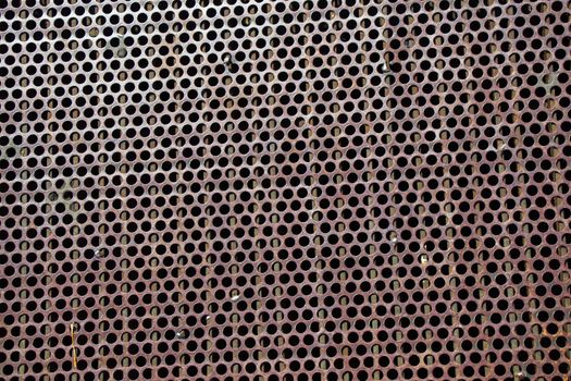 Metal surface as a background texture pattern