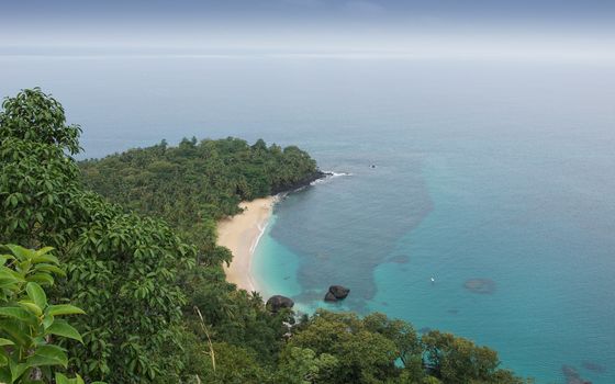 Banana Beach on Principe Island, Sao Tome and Principe, Africa