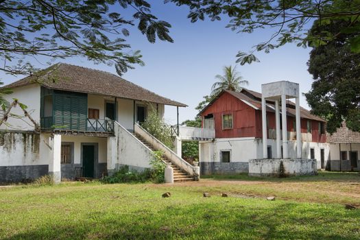 Old farmhouse on Principe island, Sao Tome and Principe, Africa