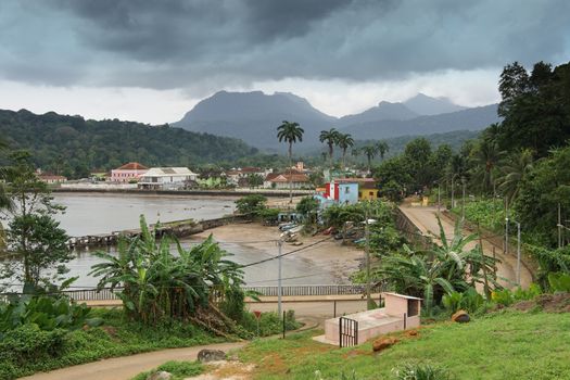 Santo Antonio, capital of Principe Island, Sao Tome and Principe, Africa