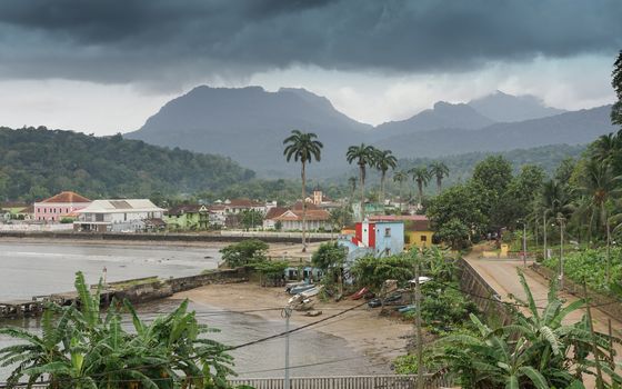 Santo Antonio, capital of Principe Island, Sao Tome and Principe, Africa