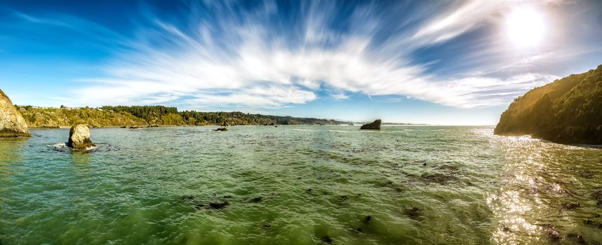 Rocky Beach Landscape, Color Image, Pacific Northwest