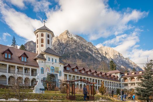 Exaltation of the Holy Cross Caraimas monastery situated on the Prahova Valley in the town Busteni, Romania