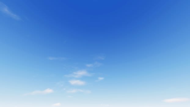 Cloudy blue sky abstract background, blue sky background with tiny clouds, 3d illustration