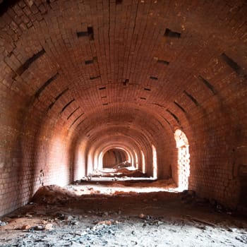 ruins of a very heavily polluted industrial factory, industrial series