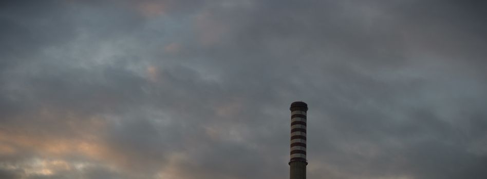 ruins of a very heavily polluted industrial factory, industrial series