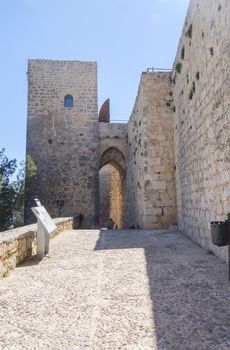 Santa Catalina castle entrance, Jaen, Spain