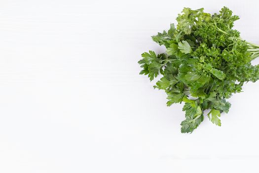 mixed bunch of fresh parsley and dill
