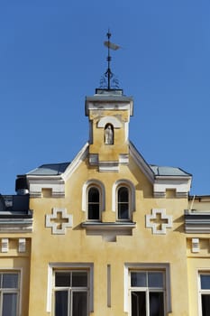 Top of an old house in Tallinn, Estonia