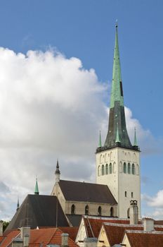 Tower of St. Nicholas' Church, Tallinn Estonia