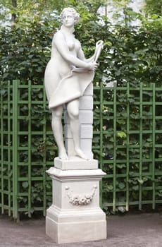 Woman statue in the Summer Garden, St. Petersburg, Russia