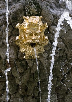 Detail of a fountain in Summre garden, Saint Petersburg, Russia