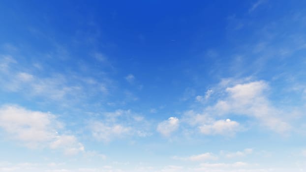 Cloudy blue sky abstract background, blue sky background with tiny clouds, 3d illustration