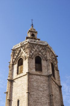 The Micalet tower at Valencia cathedral in Valencia, Spain