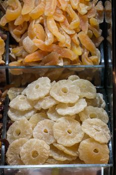 Dry fruit sell in a market place