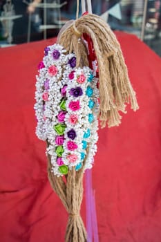 colorful crowns  for sale made of fake flowers