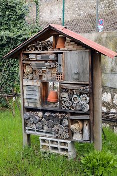 Bug Hotel or House For Insects in France