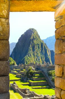 Machu Picchu, Lost City of Incas. Peru