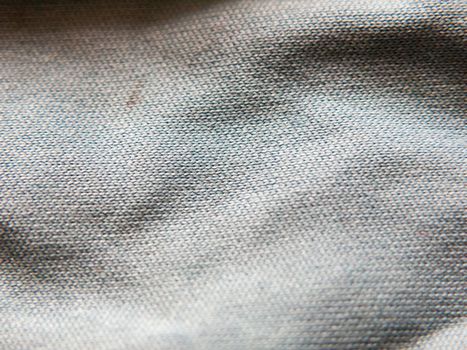 close up texture of a blue fabric cloth; Essex; UK