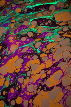 Traditional marbling artwork patterns as colorful abstract background