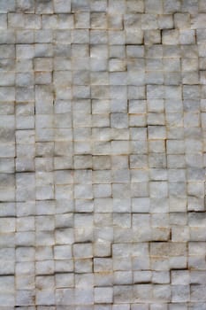 Decorative cubic stone wall as background texture