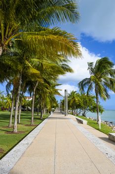 South Pointe Park in South Beach, Florida, on a sunny day.